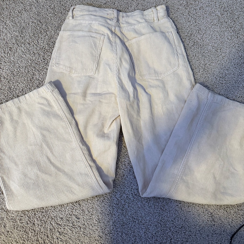 Urban Outfitters off white ribbed jeans - Picture 2 of 5